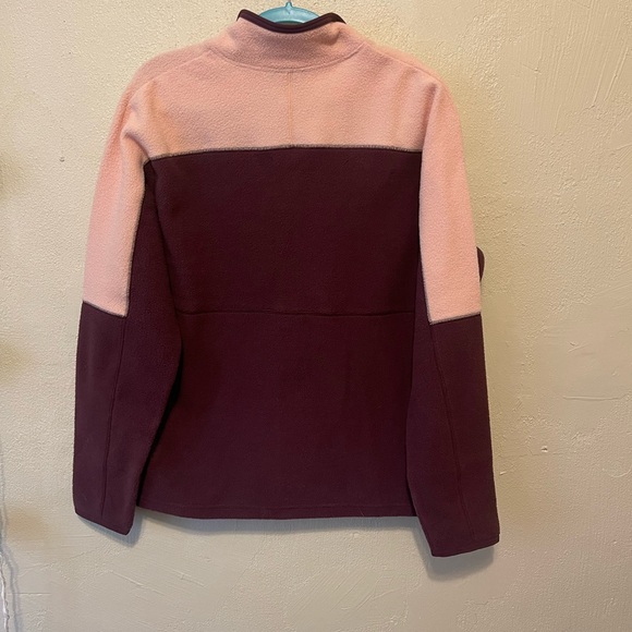 Cotopaxi Abrazo Fleece Jacket in Orange and Burgundy - Picture 5 of 6